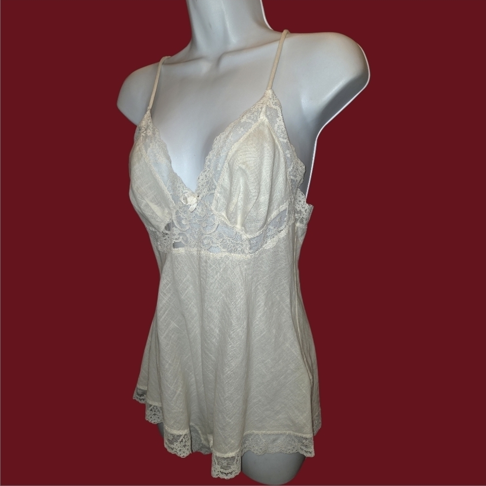 Chic Cream Lace Lingire Bodysuit